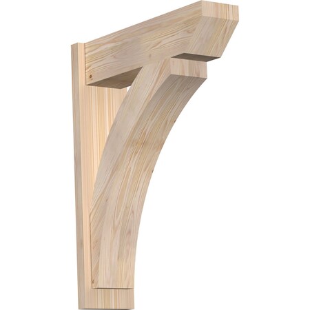 Ekena Millwork Thorton Slat Smooth Outlooker, Douglas Fir, 7 1/2"W x 26"D x 34"H OUT08X26X34THR06SDF